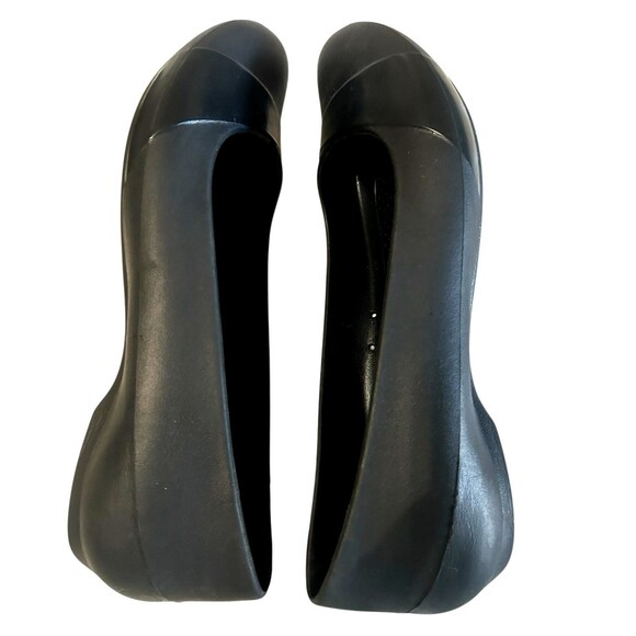 Crocs Gianna Black Ballet Flats Slip On Comfort Cap Toe Womens Size 8 - Picture 9 of 11